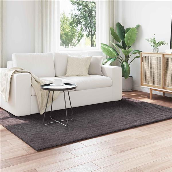 Grote foto vidaxl vloerkleden rechthoekig sirolo antraciet 170 x 120 cm polyester huis en inrichting vloerbedekking en kleden