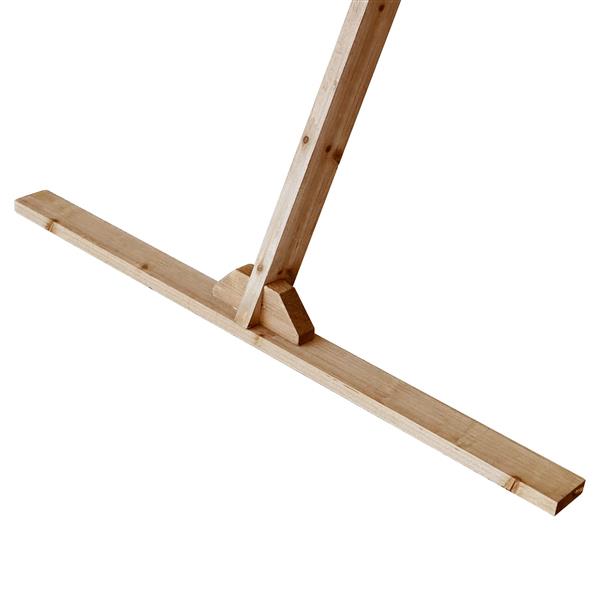 Grote foto vidaxl trouwrand licht bruin 202 x 95 x 254 cm massief vurenhout tuin en terras overige tuin en terras