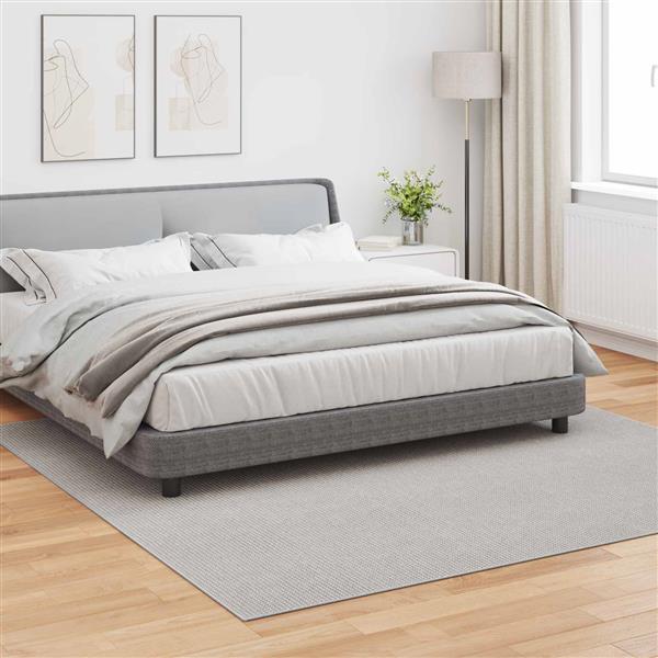 Grote foto vidaxl vloerkleden vierkant lugo cr me 240 x 240 cm polyester huis en inrichting vloerbedekking en kleden