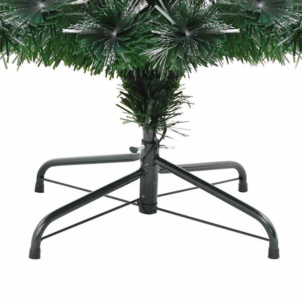 Grote foto vidaxl kunstkerstboom met 120 led met standaard groen 120 cm pvc diversen overige diversen
