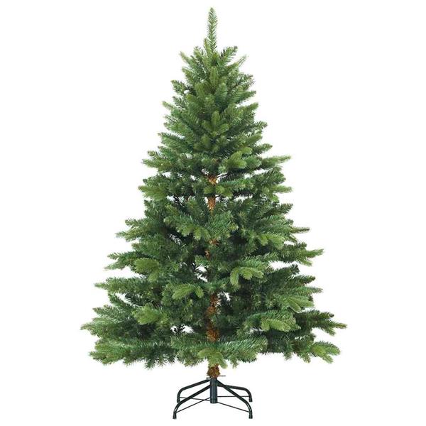 Grote foto vidaxl kunstmatige inklapbare kerstboom groen 150 cm pvc pe en staal diversen overige diversen