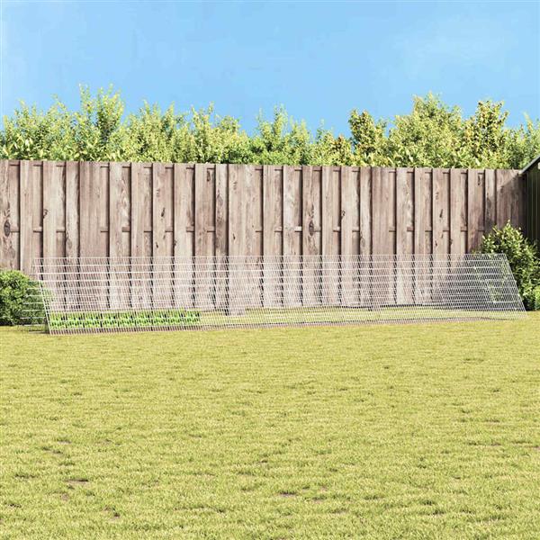 Grote foto vidaxl konijnenkooi zilver 215 x 100 x 85 cm gegalvaniseerd staal dieren en toebehoren hokken en kooien