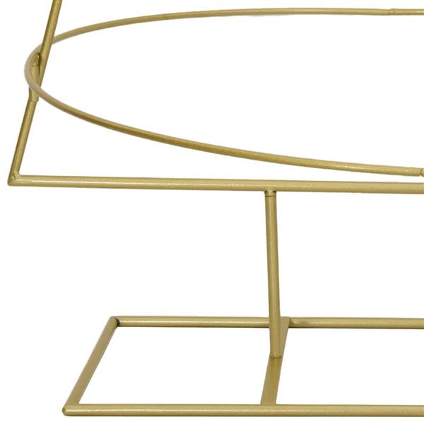 Grote foto vidaxl metalen kerstboom met standaard goud 148 cm poedergecoat staal diversen overige diversen