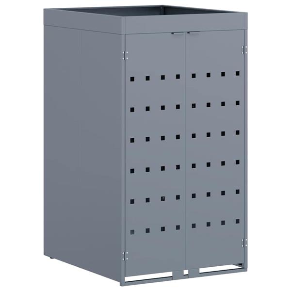 Grote foto vidaxl zwenkwagen opslag met plantenbakdak voor enkel 240l bak tuin en terras overige tuin en terras