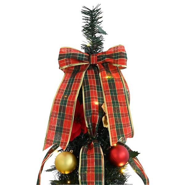 Grote foto vidaxl kunstkerstboom met 50 led met standaard groen 125 cm pvc diversen overige diversen