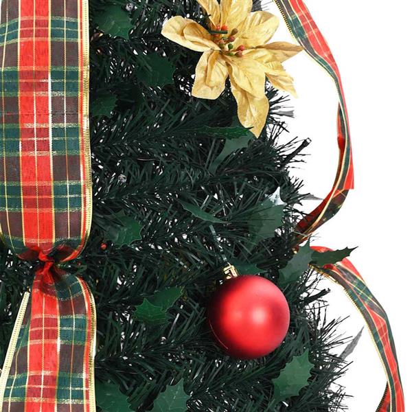 Grote foto vidaxl kunstkerstboom met 50 led met standaard groen 125 cm pvc diversen overige diversen