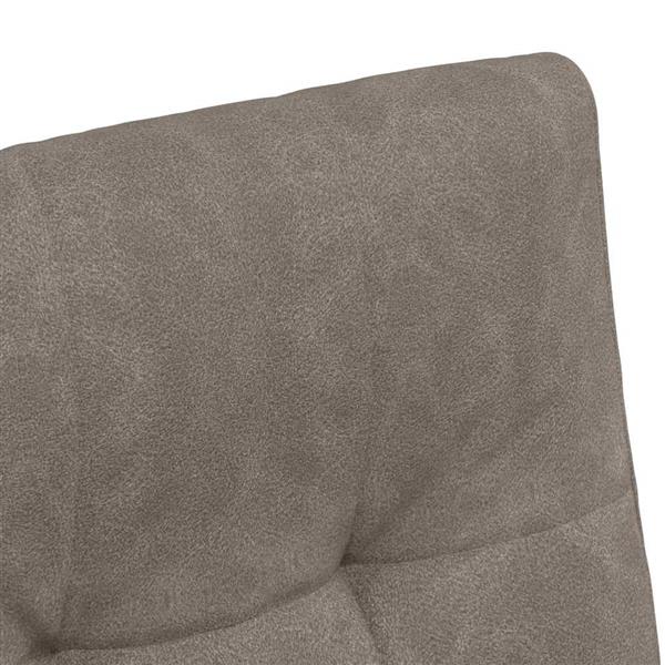 Grote foto vidaxl eetkamerstoelen met wieltjes 2 pcs grijs 58 x 67 x 97 cm huis en inrichting stoelen