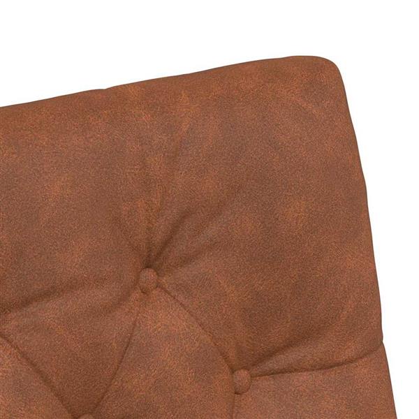 Grote foto vidaxl eetkamerstoelen met wieltjes 2 pcs bruin 58 x 67 x 97 cm huis en inrichting stoelen