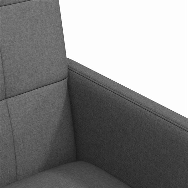 Grote foto vidaxl eetkamerstoelen met wieltjes 2 pcs donkergrijs 58 x 65 x 94 cm huis en inrichting stoelen