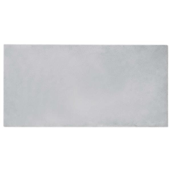 Grote foto vidaxl antislip neplederen konijnenbont vloerkleed olite grijs huis en inrichting vloerbedekking en kleden