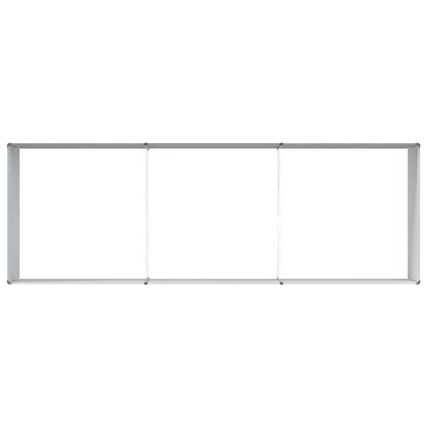 Grote foto vidaxl verhoogde plantenbak 290 x 100 x 68 cm gegalvaniseerd staal tuin en terras overige tuin en terras