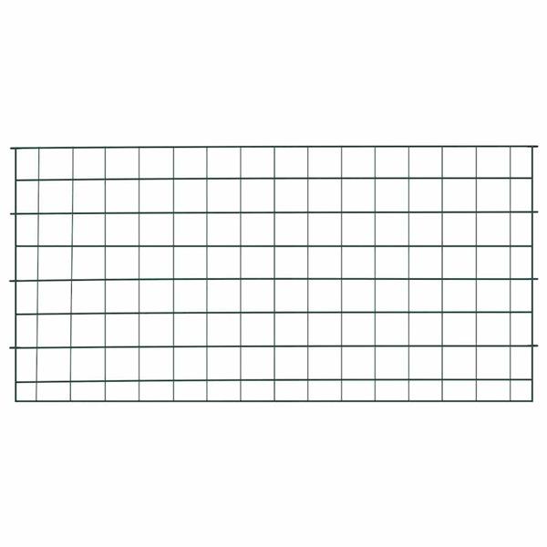 Grote foto vidaxl vijverhekken set 5 pcs groen 100 x 50 cm staal tuin en terras hekken en schuttingen