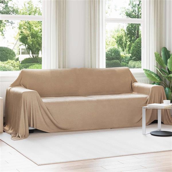 Grote foto vidaxl kleden 6 pcs kameel 350 x 270 cm fleece huis en inrichting bedden