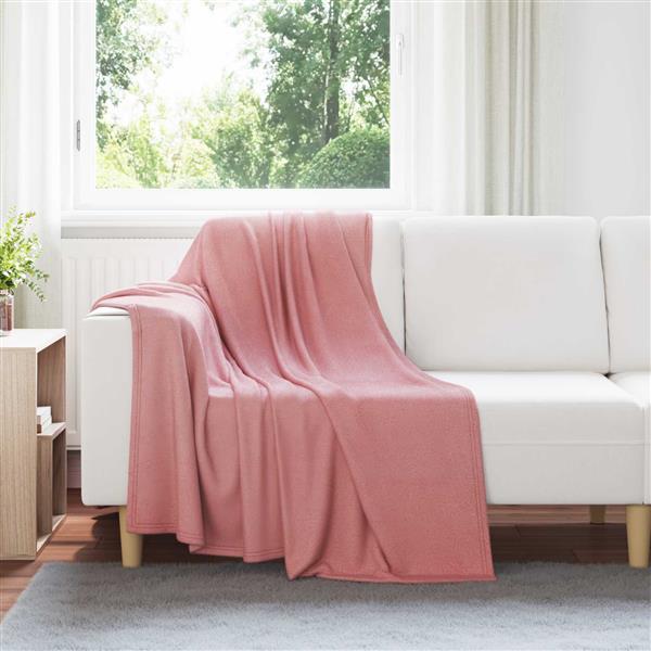 Grote foto vidaxl kleden 24 pcs roze 170 x 130 cm fleece huis en inrichting bedden