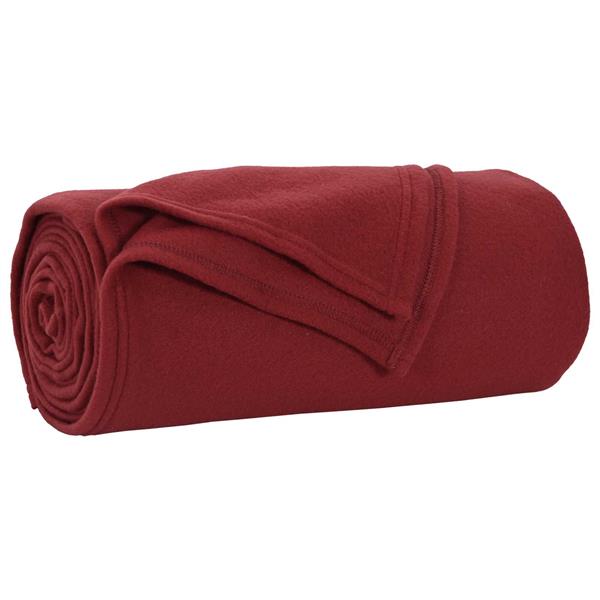 Grote foto vidaxl kleden 24 pcs bordeaux rood 270 x 240 cm fleece huis en inrichting bedden