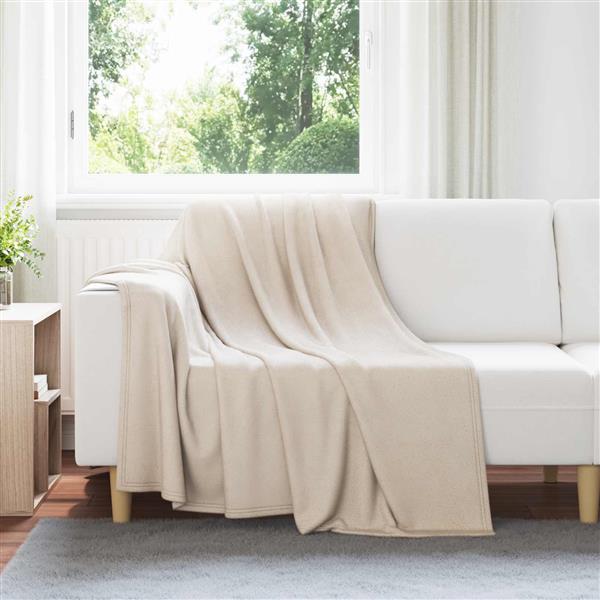 Grote foto vidaxl kleden 24 pcs beige 200 x 150 cm fleece huis en inrichting bedden