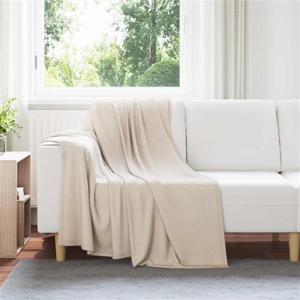 Grote foto vidaxl kleden 24 pcs beige 170 x 130 cm fleece huis en inrichting bedden