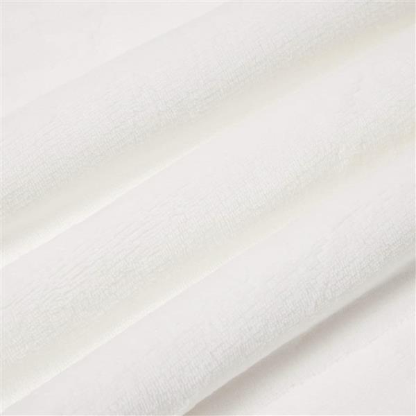 Grote foto vidaxl gooi deken wit 130 x 150 cm fleece huis en inrichting bedden