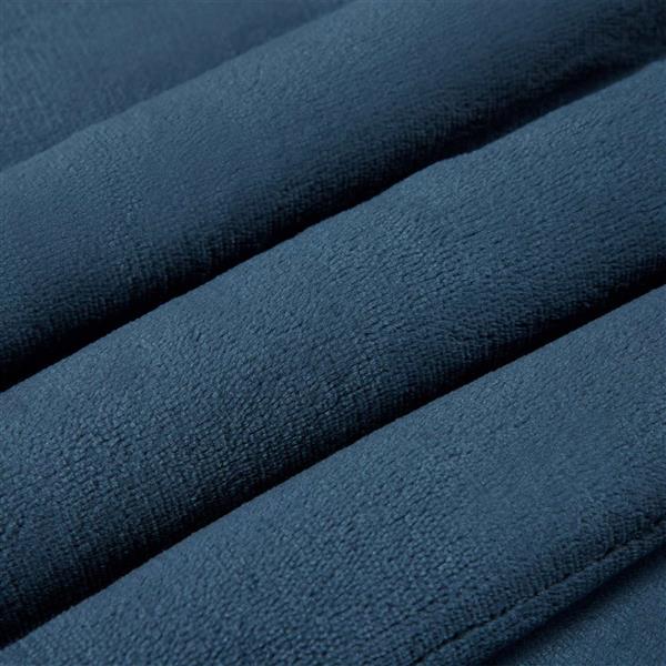 Grote foto vidaxl gooi deken marineblauw 150 x 200 cm fleece huis en inrichting bedden