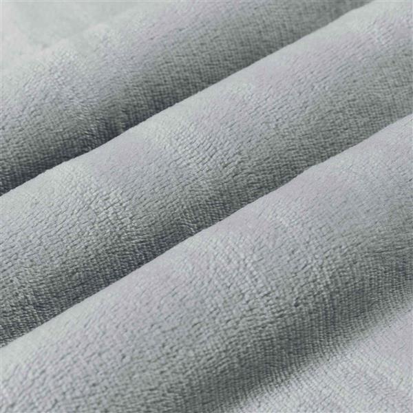 Grote foto vidaxl gooi deken grijs 150 x 200 cm fleece huis en inrichting bedden