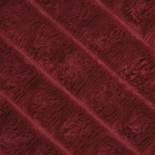 Grote foto vidaxl kleden 6 pcs bordeaux rood 240 x 220 cm fleece huis en inrichting bedden