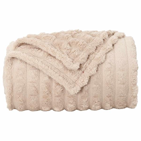 Grote foto vidaxl kleden 6 pcs beige 200 x 150 cm fleece huis en inrichting bedden