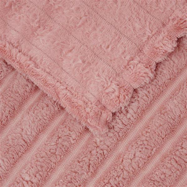 Grote foto vidaxl kleden 6 pcs roze 150 x 130 cm fleece huis en inrichting bedden