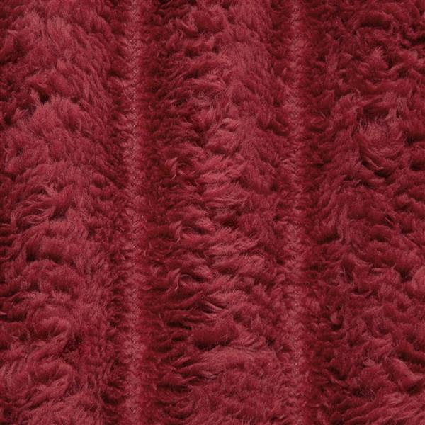 Grote foto vidaxl gooi deken bordeaux rood 200 x 150 cm fleece huis en inrichting bedden