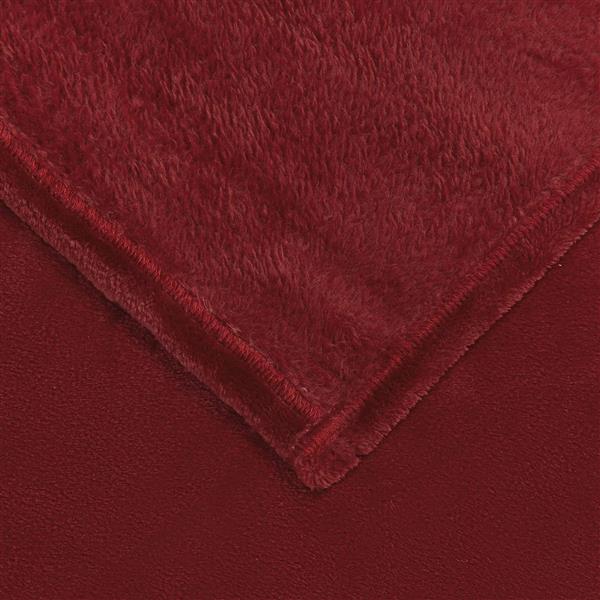 Grote foto vidaxl kleden 6 pcs bordeaux rood 220 x 240 cm fleece huis en inrichting bedden
