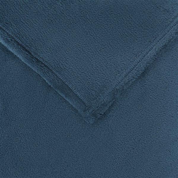 Grote foto vidaxl kleden 6 pcs marineblauw 220 x 240 cm fleece huis en inrichting bedden
