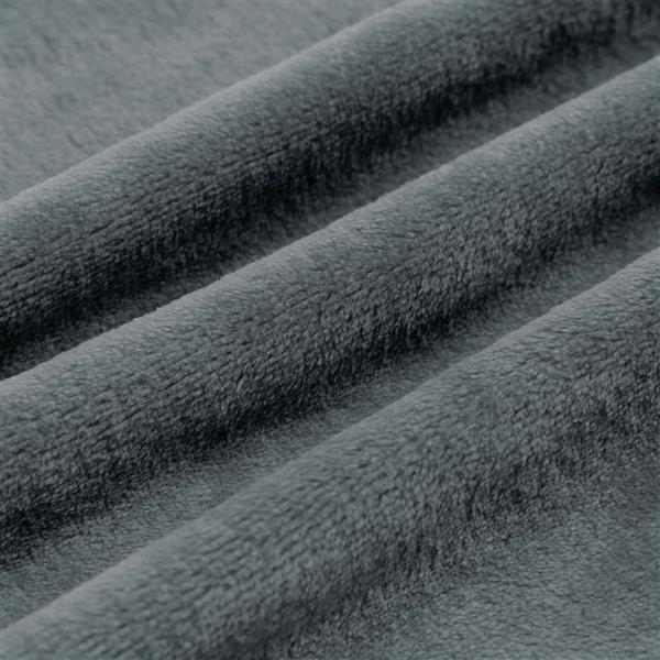 Grote foto vidaxl kleden 6 pcs donkergrijs 240 x 270 cm fleece huis en inrichting bedden