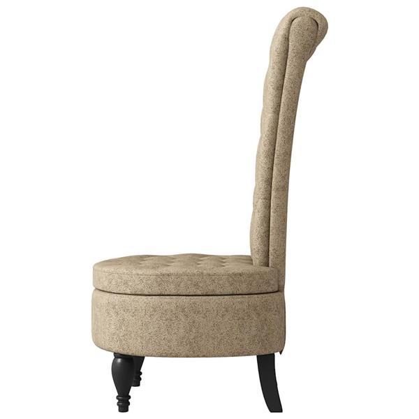 Grote foto vidaxl slipper stoel lichtgrijs 56 5 x 70 x 110 cm nep suede leer huis en inrichting stoelen