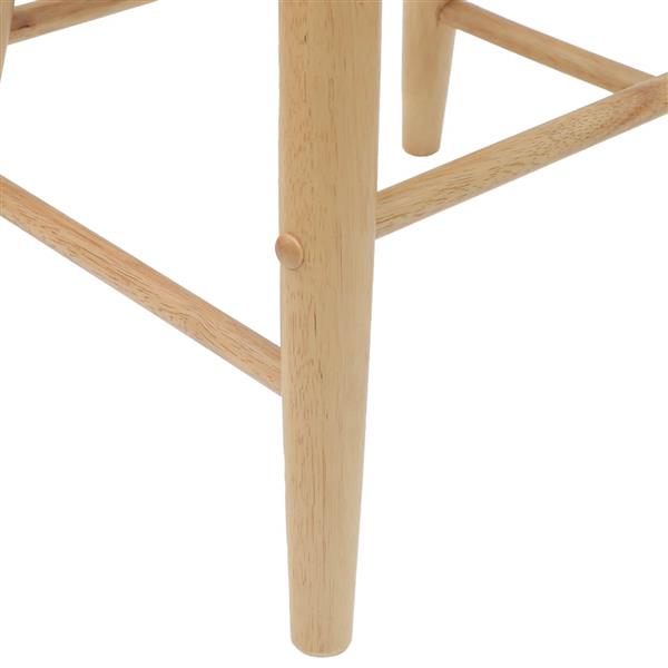 Grote foto vidaxl eettafelstoelen 2 pcs naturel 46 x 37 x 63 cm huis en inrichting stoelen