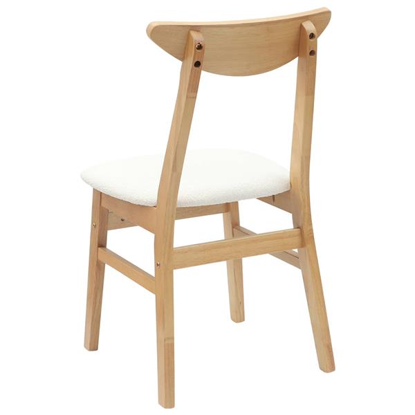 Grote foto vidaxl eettafelstoelen 2 pcs naturel 42 x 47.5 x 81 cm huis en inrichting stoelen