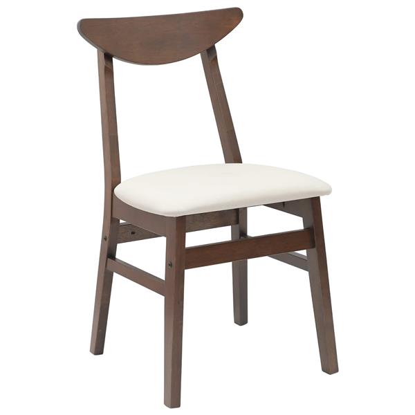 Grote foto vidaxl eettafelstoelen 2 pcs licht bruin 42 x 47.5 x 81 cm huis en inrichting stoelen