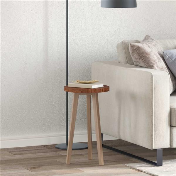 Grote foto vidaxl tafelblad licht bruin 30 x 2 5 cm massief eikenhout antiek en kunst stoelen en banken