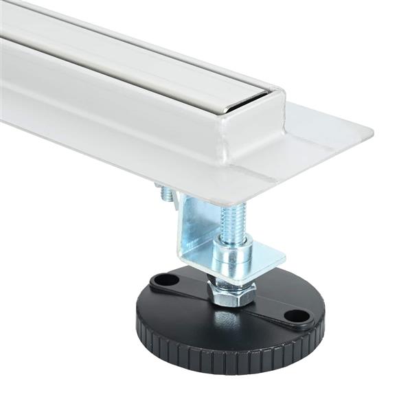 Grote foto vidaxl 360 doucheafvoer met slank model zilver 60 cm doe het zelf en verbouw sanitair