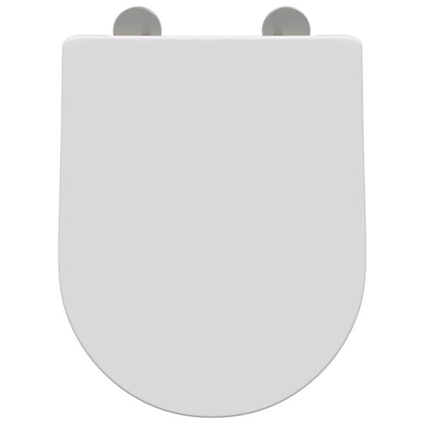Grote foto vidaxl toiletzitting verstelbaar wit 48 x 36 5 x 4 5 cm polypropyleen doe het zelf en verbouw sanitair