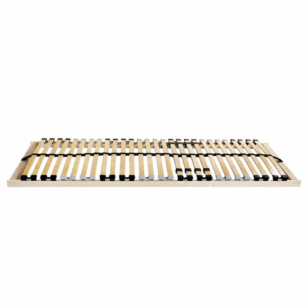 Grote foto vidaxl lattenbodem bruin 140 x 190 cm massief beukenhout antiek en kunst stoelen en banken