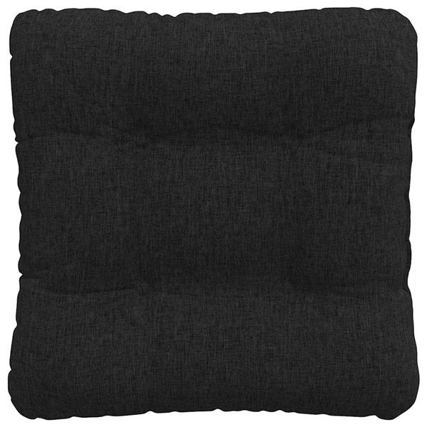 Grote foto vidaxl zitkussens 4 pcs zwart 40 x 40 x 12 cm stof huis en inrichting woningdecoratie