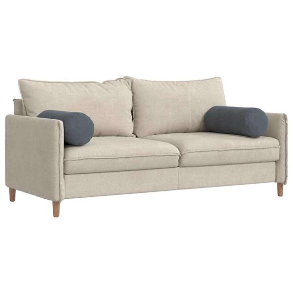 Grote foto vidaxl bolster kussens 2 stuks donkergrijs 25 x 70 cm cordstof huis en inrichting woningdecoratie