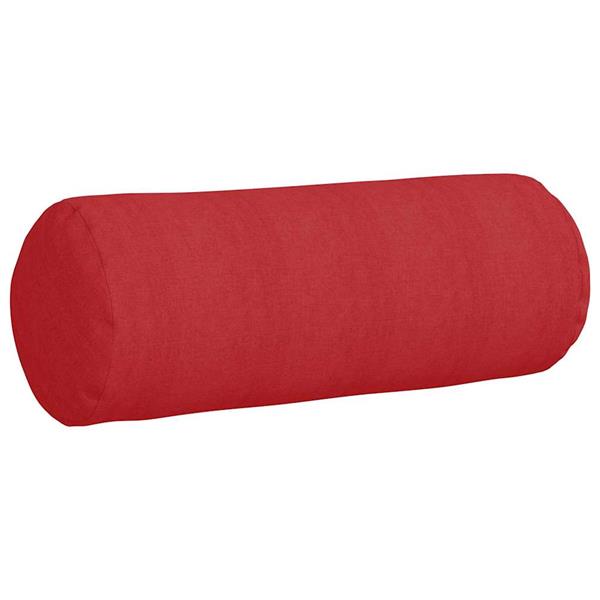 Grote foto vidaxl bolster kussens 2 stuks rood 25 x 70 cm stof huis en inrichting woningdecoratie