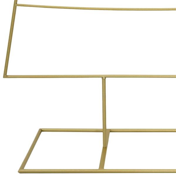 Grote foto vidaxl metalen kerstboom met standaard goud 181 cm poedergecoat staal diversen overige diversen