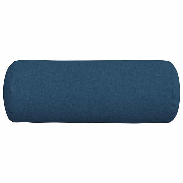 Grote foto vidaxl bolster kussens 2 stuks blauw 25 x 70 cm stof huis en inrichting woningdecoratie