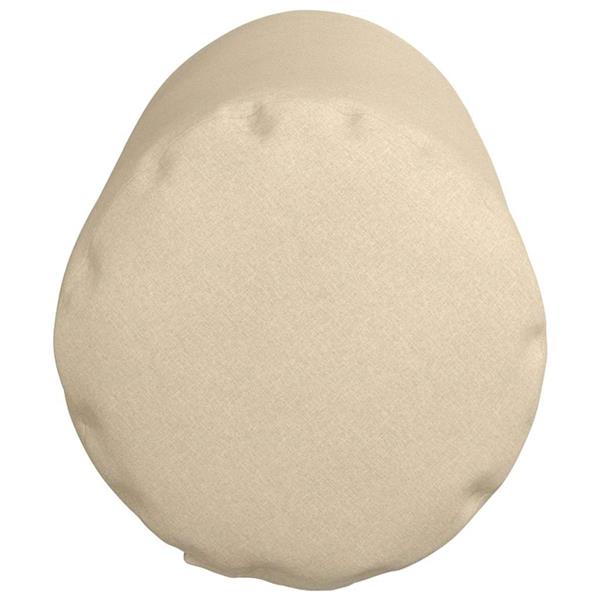 Grote foto vidaxl bolster kussens 2 stuks cr me 25 x 70 cm stof huis en inrichting woningdecoratie