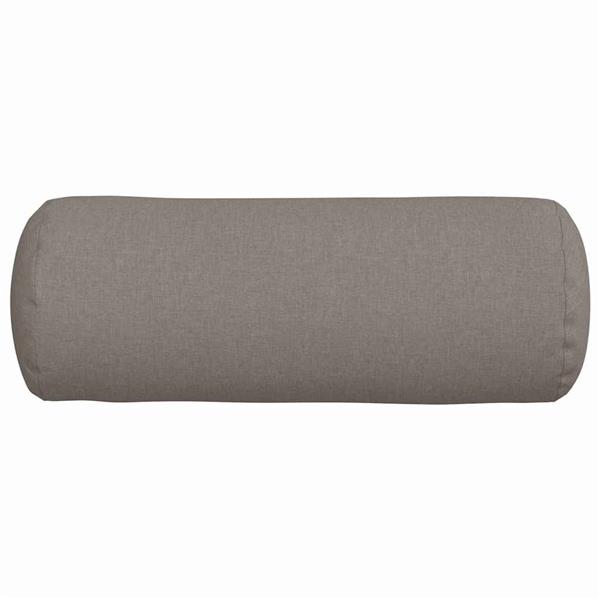 Grote foto vidaxl bolster kussens 2 stuks taupe 25 x 70 cm stof huis en inrichting woningdecoratie