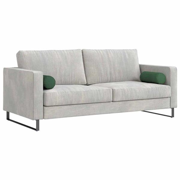 Grote foto vidaxl bolster kussens 2 stuks donkergroen 15 x 40 cm cordstof huis en inrichting woningdecoratie