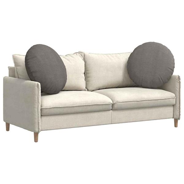 Grote foto vidaxl zitkussens 2 pcs lichtgrijs 60 x 21 cm katoen stof huis en inrichting woningdecoratie