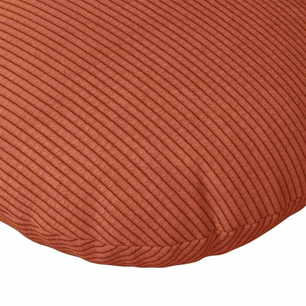Grote foto vidaxl zitkussens 2 pcs rood oranje 50 x 19 cm katoen stof huis en inrichting woningdecoratie