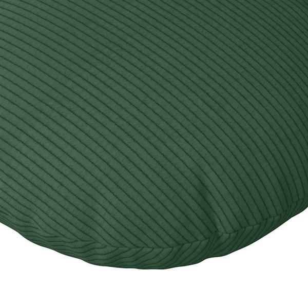 Grote foto vidaxl zitkussens 2 pcs donkergroen 50 x 19 cm katoen stof huis en inrichting woningdecoratie